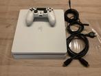PS4 Slim 500 GB WIT, Games en Spelcomputers, Spelcomputers | Sony PlayStation 4, Ophalen of Verzenden, Met 1 controller, Slim