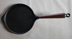Professionele pannenkoekenpan gietijzer Skeppshult 23 cm, Huis en Inrichting, Gebruikt, Gietijzer, Ophalen of Verzenden, Keramische plaat