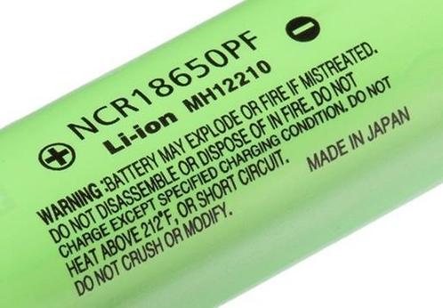 PANASONIC OPLAADBARE LITHIUM BATTERIJEN NCR18650PF, Audio, Tv en Foto, Accu's en Batterijen, Nieuw, Ophalen of Verzenden
