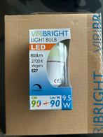 12 nouvelles ampoules LED E27, Neuf, Enlèvement ou Envoi, Klassieke peervormige LED-lamp met schroeffitting (E27)., E27 (grand)