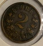 Norway 2 ore 1884, Postzegels en Munten, Munten | Europa | Niet-Euromunten, Ophalen of Verzenden, Overige landen