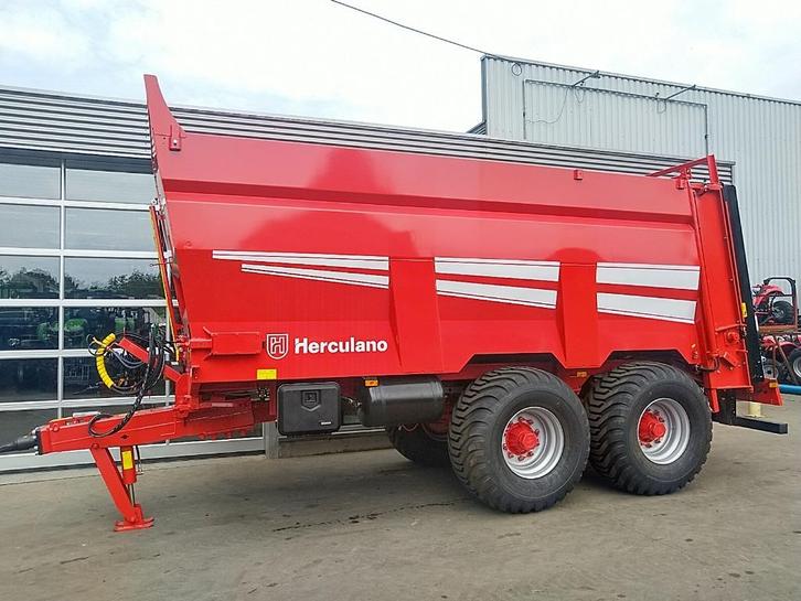 Herculano 14m³, 2-as geveerde breedstrooi mestwagen, MTM 21T, Diversen, Levensmiddelen, Ophalen