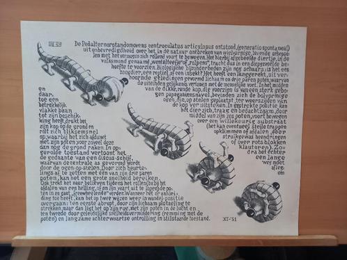 M.C. Escher - litho - Wentelteefje (after), Antiek en Kunst, Kunst | Litho's en Zeefdrukken, Verzenden