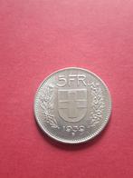 1939 Suisse 5 francs en argent rare, Envoi, Monnaie en vrac, Argent, Autres pays