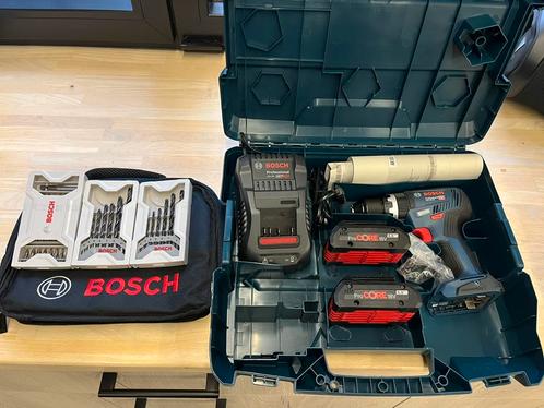 Bosch GSB 18v-55 schroefboormachine + accessoires, Doe-het-zelf en Bouw, Gereedschap | Boormachines, Nieuw, Ophalen of Verzenden