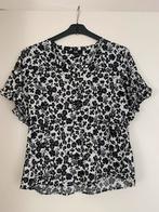 Chemisier noir et blanc, Manches courtes, Taille 38/40 (M), Enlèvement ou Envoi, Comme neuf