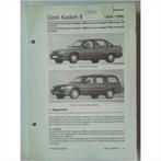 Opel Kadett E Vraagbaak losbladig 1984-1986 #1 Nederlands, Boeken, Gelezen, Ophalen of Verzenden, Opel