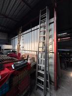Aluladder extra hoog. 13 sporten., Doe-het-zelf en Bouw, Ladders en Trappen, Ophalen, Gebruikt, Ladder