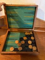 Antiek dammen/ backgammonspel, Hobby en Vrije tijd, Gezelschapsspellen | Bordspellen, Ophalen