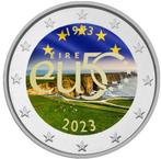 2 euros Irlande 2023 50 ans adhésion à l'UE colorée, Timbres & Monnaies, Monnaies | Europe | Monnaies non-euro, Enlèvement ou Envoi
