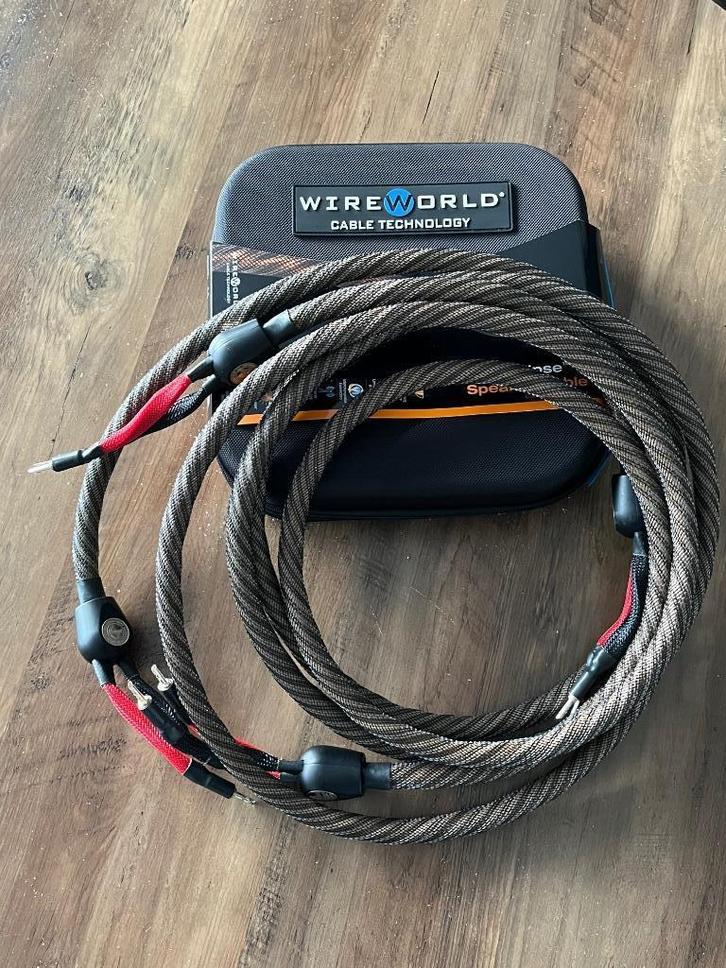 Wireworld Éclipse 8 câbles haut-parleurs (2x3m), Audio, Tv en Foto, Audiokabels en Televisiekabels, Zo goed als nieuw, Luidsprekerkabel