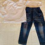 "Zara "longsleeve strik +jeansbroekmet lila-92(delig set), Enlèvement ou Envoi, Ensemble, Comme neuf, Zara