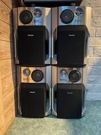 4 Philips Bass Reflex 3-luidsprekers, Audio, Tv en Foto, Luidsprekerboxen, Philips, Zo goed als nieuw