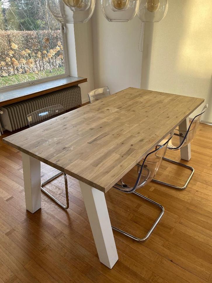 Table à manger en bois, Maison & Meubles, Tables | Tables à manger, Comme neuf, 100 à 150 cm, 150 à 200 cm, Cinq personnes ou plus