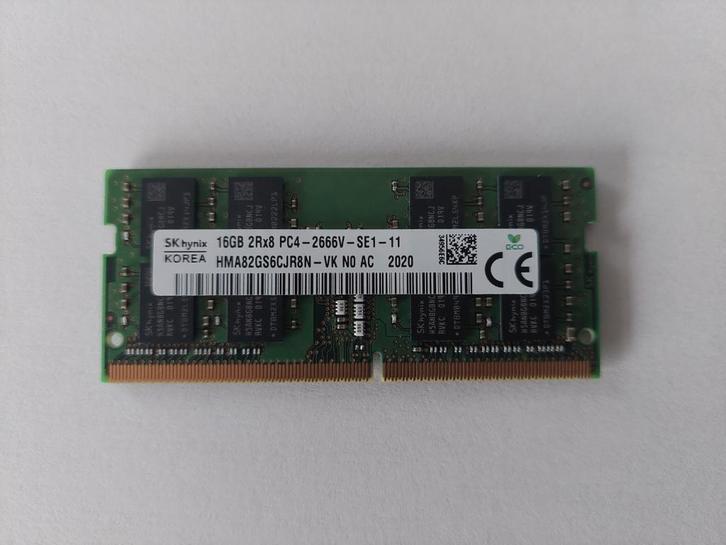 Mémoire RAM 16 Go SODIMM DDR-4 pour PC Portable, Computers en Software, RAM geheugen, Gebruikt, Laptop, 16 GB, DDR4, Ophalen of Verzenden