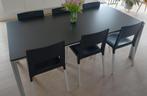 Moderne eetkamertafel, Huis en Inrichting, Tafels | Eettafels, Ophalen, Gebruikt, 50 tot 100 cm, Vijf personen of meer