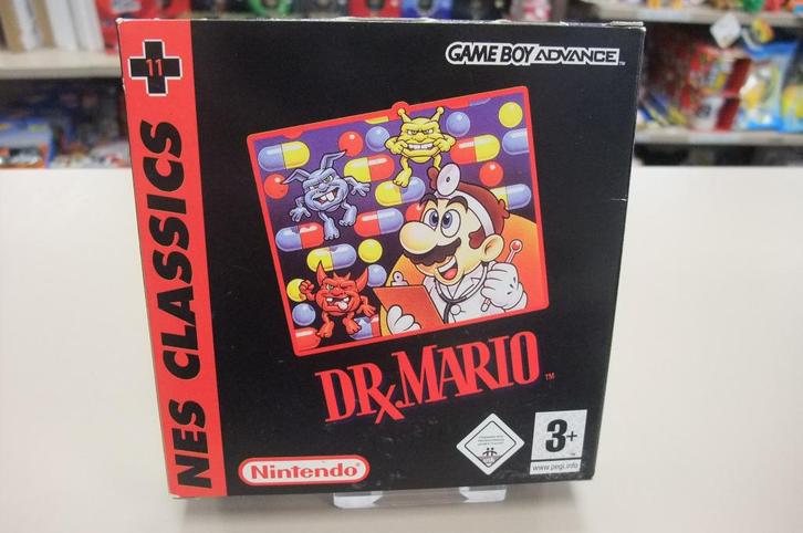 dr mario nes classics (cib) gba, Games en Spelcomputers, Games | Nintendo Game Boy, Gebruikt, Puzzel en Educatief, 1 speler, Vanaf 3 jaar