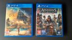 2 Assassin's creed PS4 games, Games en Spelcomputers, Ophalen, Gebruikt