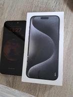 iPhone 15 Pro Max 256, Telecommunicatie, Mobiele telefoons | Apple iPhone, 256 GB, Zwart, IPhone 15 Pro Max, Ophalen of Verzenden