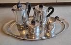 Verzilverd koffieservies, Antiek en Kunst, Ophalen of Verzenden, Zilver