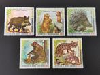 Equatoriaal Guinea 1976 - wilde dieren - everzwijn, marmot.., Postzegels en Munten, Postzegels | Afrika, Ophalen of Verzenden