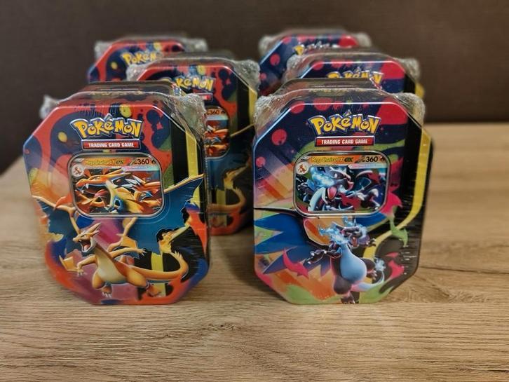 Pokémon Mega Charizard Tin's, Hobby & Loisirs créatifs, Jeux de cartes à collectionner | Pokémon, Neuf, Autres types, Foil, Enlèvement