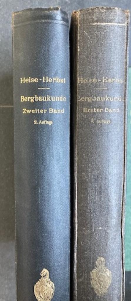 Boek-2 delen-Duits-Lehrbuch der Bergbaukunde-Steenkool-Mijn, Antiek en Kunst, Antiek | Boeken en Manuscripten, Ophalen of Verzenden