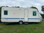 4 persoons Adria 502, rondzit, fransbed, douche, voortent, Vast bed, Rondzit, Schokbreker, Bedrijf