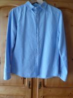 Chemise en coton bleu clair Zara taille 164 à manches longu, Comme neuf, Chemise ou Chemisier, Zara, Garçon