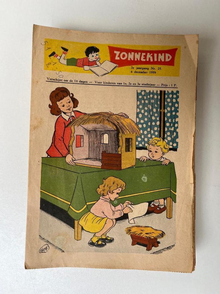 Zonnekind - losse nrs. - Gray - Rikske en Fikske - 1959/1961, Boeken, Stripverhalen, Gelezen, Verzenden