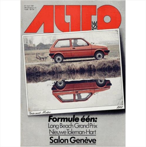 Autovisie Tijdschrift 1981 NR 06 #1 Nederlands, Livres, Autos | Brochures & Magazines, Utilisé, Enlèvement ou Envoi