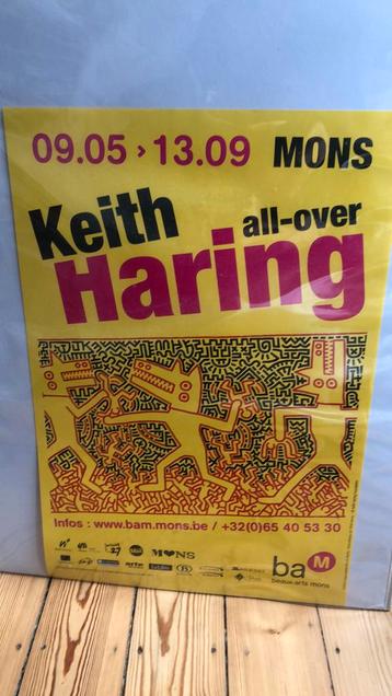Affiche de l’exposition de Keith Haring à Mons 