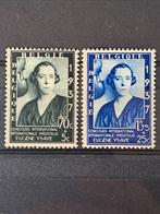 Belgique OBP 456-457 ** 1937, Timbres & Monnaies, Neuf, Enlèvement ou Envoi, Non oblitéré