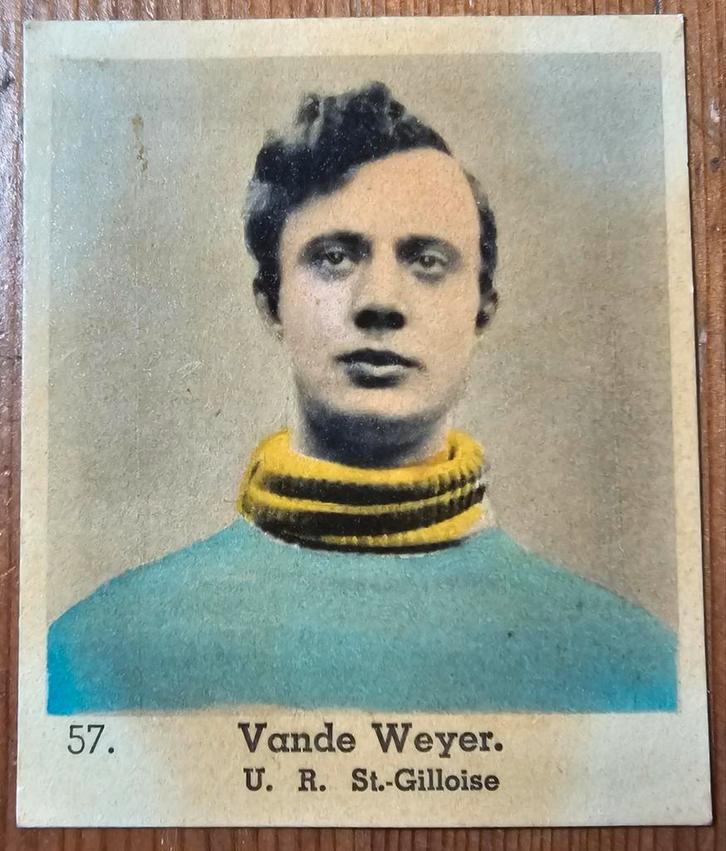 1930s (pre panini) Lecocq André Vande Weyer RUSG!, Hobby en Vrije tijd, Stickers en Plaatjes, Zo goed als nieuw, Plaatje, Ophalen of Verzenden