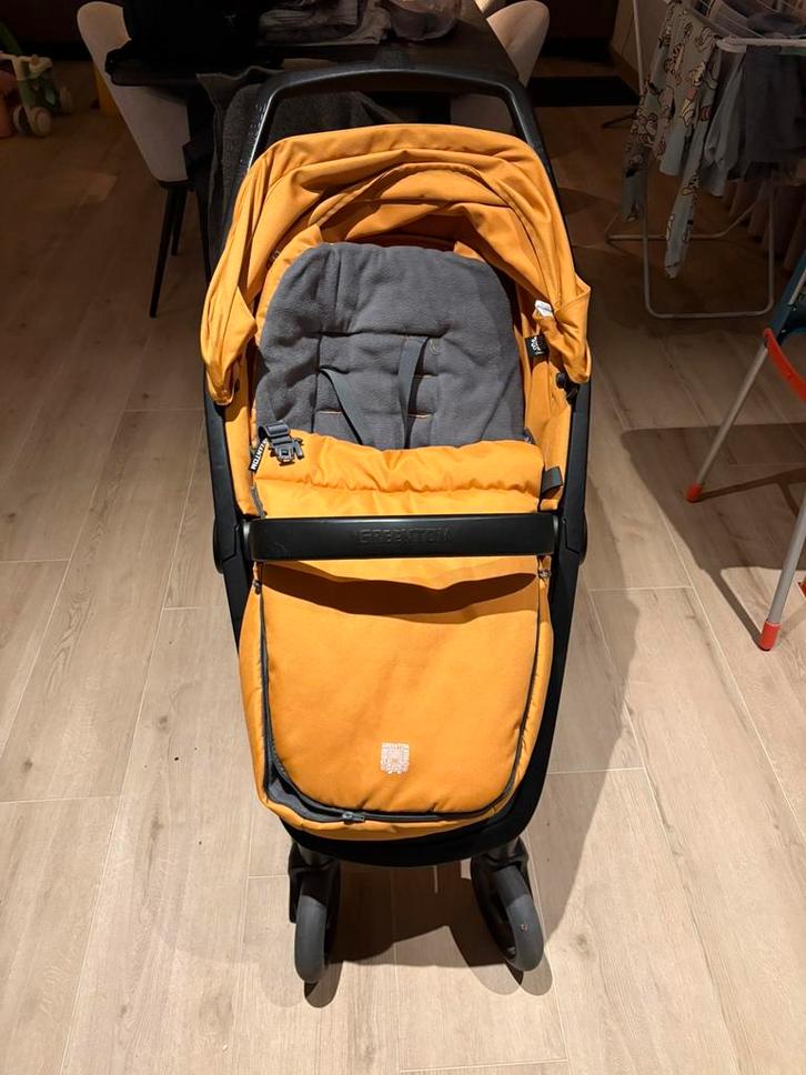 Greentom Classic Sunflower, Kinderen en Baby's, Buggy's, Zo goed als nieuw, Regenhoes, Verstelbare rugleuning, Voetenzak, Ophalen