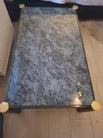 Marmeren salontafel Fedam, Ophalen, 100 tot 150 cm, 50 tot 100 cm, Metaal
