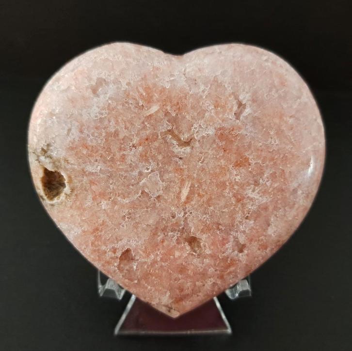 Roze amethist hart, Verzamelen, Mineralen en Fossielen, Ophalen of Verzenden