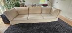 Axel Vervoordt beige stoffen zetels + 1 poef, Ophalen, Gebruikt, Rechte bank, Stof