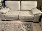 Leren zetels (2,5 en 3 zit), Huis en Inrichting, Ophalen, Gebruikt, Driepersoons, Leer