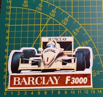 Sticker F3000 Barclay 1991 disponible aux enchères