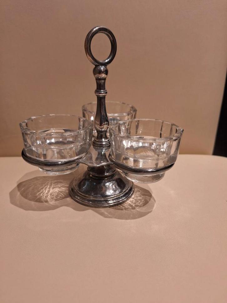 Set à condiments Wiskemann, Antiquités & Art, Antiquités | Argent & Or, Enlèvement ou Envoi