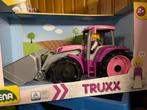 NIEUW 20€ voor roze vrachtwagen en tractor met frontlader, Enlèvement, Neuf