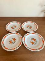Vintage arcopal gebloemde borden, Huis en Inrichting, Keuken | Servies, Ophalen, Bord(en)