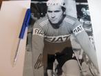 wielerfoto team fiat   eddy merckx  signe, Zo goed als nieuw, Verzenden