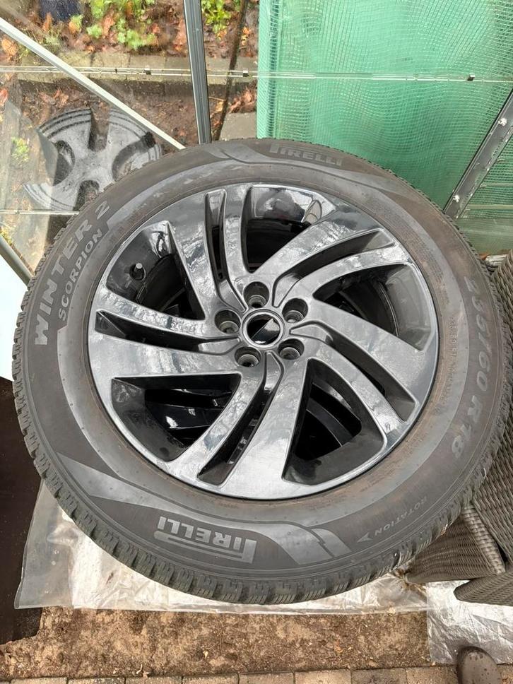 Set Land Rover velgen met winterbanden, Auto-onderdelen, Banden en Velgen, Banden en Velgen, Winterbanden, 18 inch, 235 mm, Terreinwagen