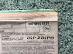 AIR ZAIRE: une lettre de transport de caméléons., Autres types, Utilisé, Enlèvement ou Envoi