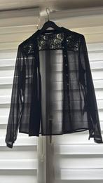 Zijden bloesje, Ophalen, Zo goed als nieuw, Maat 36 (S), Zwart