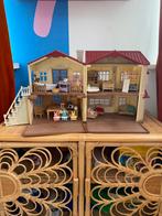 Sylvanian families groot huis met meubels, verlichting, Ophalen, Zo goed als nieuw
