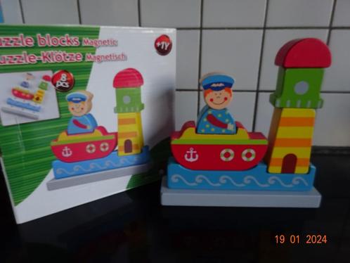 Marionette Wooden Toys, houten magnetische puzzel*VOLLEDIG*, Kinderen en Baby's, Speelgoed | Houten speelgoed, Ophalen of Verzenden