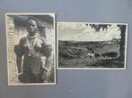 2 foto postkaarten Belgisch Kongo 1953, Verzenden, Foto, Buitenland, Zo goed als nieuw